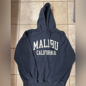 Navy Malibu Brandy Melville hoodie